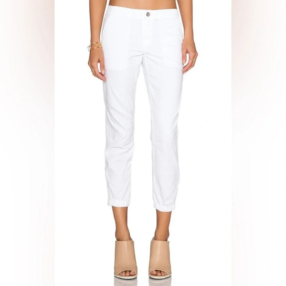 Sanctuary Peace Trooper white cropped pants, women’s 32 waist. NWT - Picture 1 of 6